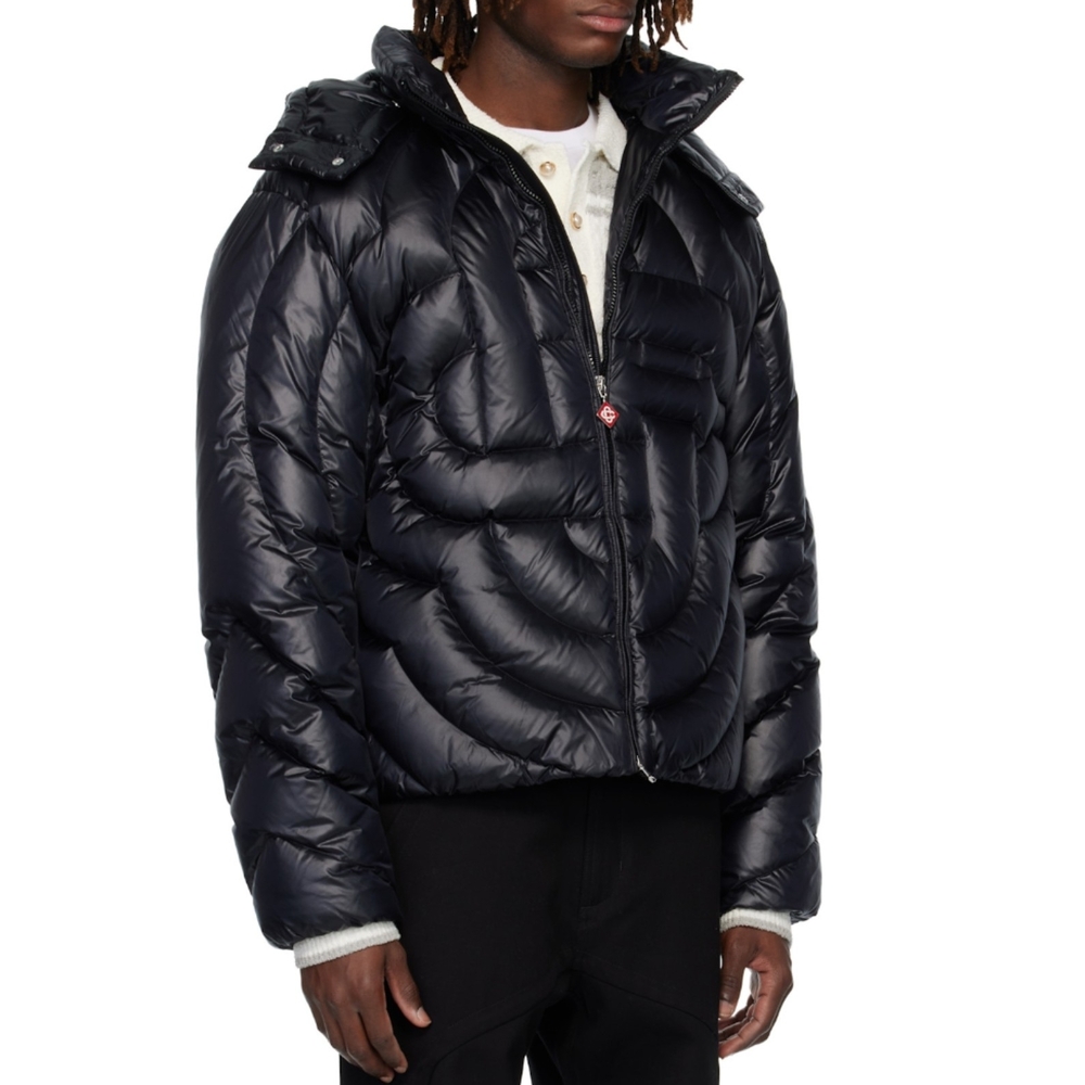 CASABLANCA Monogram Quilted Down Puffer Jacket
